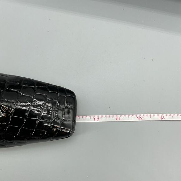 NEW Good American Women’s Croc Embossed Booties Black Size 7 - Picture 6 of 9